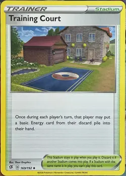 Training Court - 169/192 - Rebel Clash Pokemon 2020 - Image 1