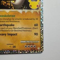 Pokemon TCG Donphan 107/123 Celebrations 25th Anniversary English NM - Image 5