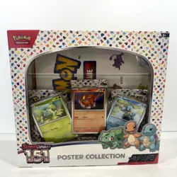 Sealed 151 Poster Collection Box - Pokemon - Scarlet & Violet 151 - Image 1