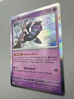 Pokemon TCG * SV Prismatic Evolutions * 044/131 Munkidori Rare Holo * FRESH PK - Image 2