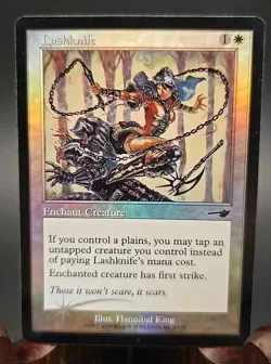 NM Lashknife Foil Nemesis Magic the Gathering - Image 1