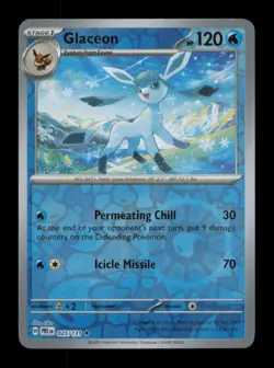 REVERSE HOLO GLACEON RARE 025/131 NM POKEMON - Image 1