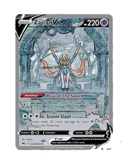 Pokemon TCG Zacian V GG48/GG70 Crown Zenith Galarian Gallery UR Holo ENG 220HP - Image 1