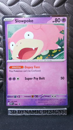 | Pokemon Slowpoke - 086 (Comos Holo) Promo Mega Evolution Promo NM 🔥 | - Image 1