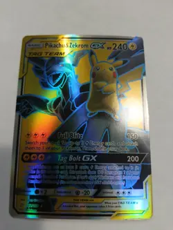 Pokemon Pikachu & Zekrom GX HP 240 162/181 Holo - Image 2