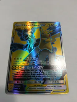 Pokemon Pikachu & Zekrom GX HP 240 162/181 Holo - Image 3