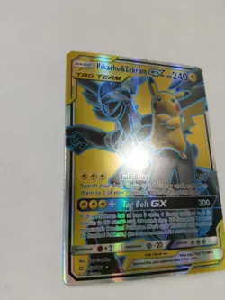 Pokemon Pikachu & Zekrom GX HP 240 162/181 Holo - Image 5