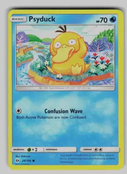 Psyduck 28/149 Common SM Base Set Pokemon Near Mint - Image 1