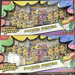 Pokemon TCG Ascended Heroes Focused Fighters Premium Collection Box - LOT of 2 - Image 1
