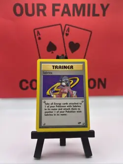 Sabrina 110/132 Gym Challenge Regular Rare 1999 WOTC Pokemon TCG MP - Image 1