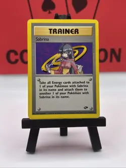 Sabrina 110/132 Gym Challenge Regular Rare 1999 WOTC Pokemon TCG MP - Image 2