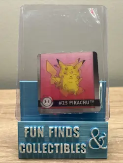 Pokemon Pikachu Action Flipz S-1 Series 1 Artbox Chase 1999 3D Lenticular Rare - Image 1