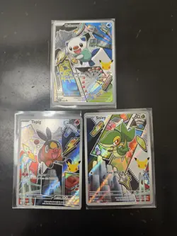 Pokemon TCG Series 2 First Partner Illustration Collection Gen 5 Unova FULL SET - Image 1
