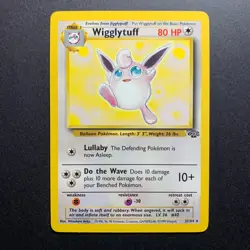 1999 Pokemon Fossil "Wigglytuff" 32/64 WoTC LP-MP - Image 1