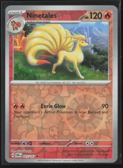 Ninetales 027/167 Common Twilight Masquerade Pokemon Reverse Holo Lightly Played - Image 1