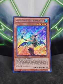 Yugioh Chocolate Magician Girl MVP1-ENS52 Secret Rare 1st Edition NM - Image 1