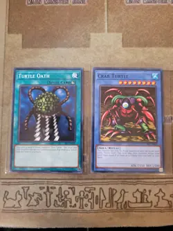 YUGIOH CRAB TURTLE + TURTLE OATH SRL UNLIMITED ED NM 2020 - Image 1