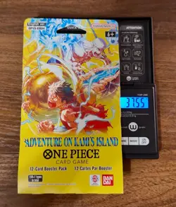 (HEAVY) 37.55g One Piece OP15 Adventure On Kami's Island Sleeved Booster Pack - Image 1