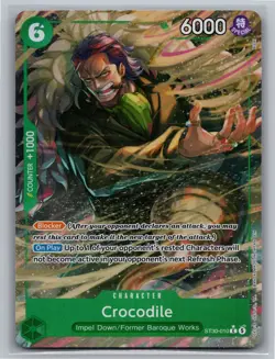 One Piece Starter Deck EX: Luffy & Ace #ST30-010 Crocodile (Full Art) - Image 1