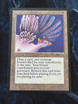 M:TG * Jeweled Bird * Arabian Nights * 1994 * Amy Weber * Magic NM - Image 1