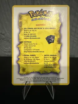 Pokemon TCG Card Questions Theme Deck Insert Card Wizards 1999 LP - Image 1
