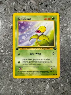 Pokemon TCG Cards 1st Edition Bellsprout 49/64 Jungle - Image 1