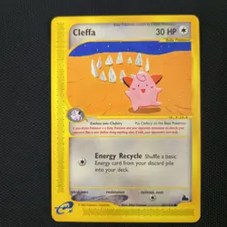 Cleffa 48/144 Skyridge Expedition Base Set Nintendo Miki Tanaka Pokemon Card - Image 1