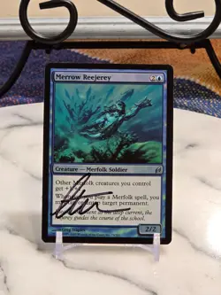 MTG Merrow Reejerey Lorwyn Foil ARTIST SIGNED LP - Image 1