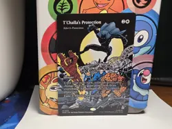 T’Challa’s Protection Borderless Marvel Super Heroes 0051 Non-Foil MTG - Image 1