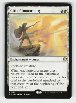 Gift of Immortality 147 Commander: Secrets of Strixhaven Magic: The Gathering NM - Image 1