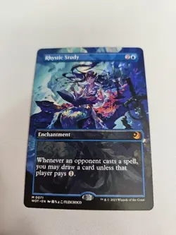 MTG Rhystic Study (Anime 0071) - WOE Enchanting Tales (NM) - Image 1