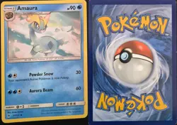 Amaura 27/131 Uncommon Forbidden Light Pokemon Moderately Played - Image 1