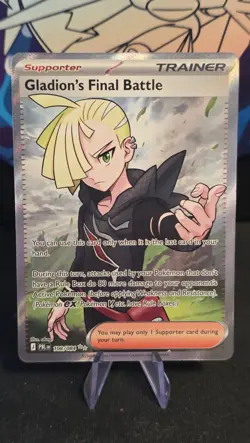 Gladion's Final Battle - Holo Ultra Rare ME05: Pitch Black 108/084 NM - Image 1