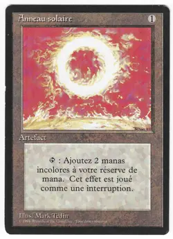 ►Magic-Style◄ MTG - Sol Ring - French Revised FBB - EX - Image 1