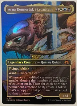 Arna Kennerud, Skycaptain Borderless Foil - Mythic - Modern Horizons 3 MTG - Image 1