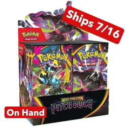 Pokemon Mega Evolution Pitch Black Booster Box Factory Sealed - Image 1