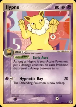 Hypno FireRed & LeafGreen 2004 25/112 Rare Pokemon NM - Image 1