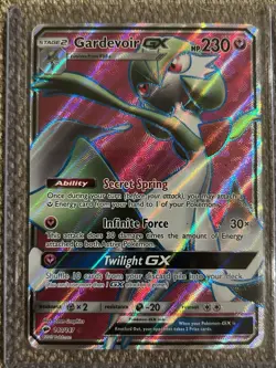 Pokemon TCG Gardevoir GX 140/147 Burning Shadows Secret Rare Full Art Holo 230HP - Image 1