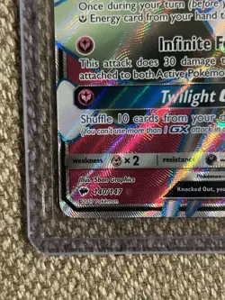 Pokemon TCG Gardevoir GX 140/147 Burning Shadows Secret Rare Full Art Holo 230HP - Image 5
