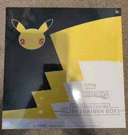🔥 Pokemon Center Celebrations Elite Trainer Box ETB New Factory Sealed 🔥 - Image 1