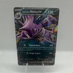 Team Rocket's Nidoking ex 119/182 Destined Rivals Holo 330HP - Image 1