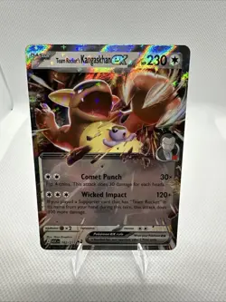 Team Rocket's Kangaskhan ex 162/217 Double Rare Ascended Heroes Pokemon Holo NM - Image 1
