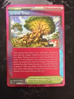 136/142 Grand Tree - Prize Pack Series 6 Pokemon TCG Play Stamped Ace Spec - Image 1