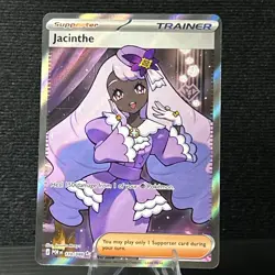 Pokemon TCG Jacinthe 110/088 Full Art Trainer Perfect Order NM - Image 1