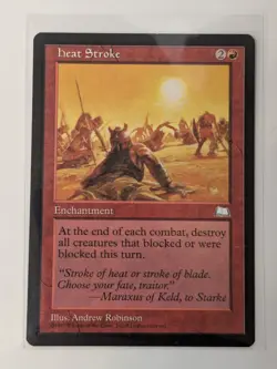 Heat Stroke - Weatherlight - 1997 - Magic: The Gathering - Light Play - Image 1