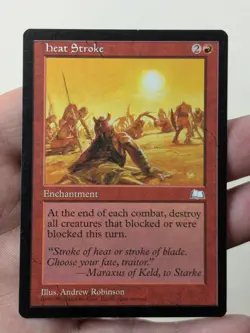 Heat Stroke - Weatherlight - 1997 - Magic: The Gathering - Light Play - Image 3