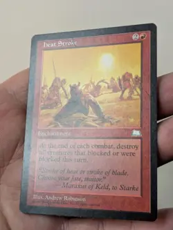 Heat Stroke - Weatherlight - 1997 - Magic: The Gathering - Light Play - Image 4