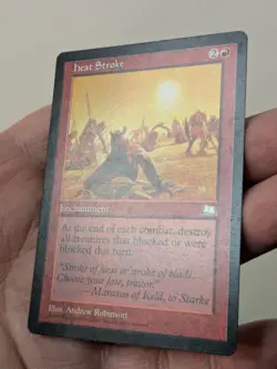 Heat Stroke - Weatherlight - 1997 - Magic: The Gathering - Light Play - Image 5