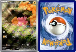 Pawmi 226/091 Illustration Rare Paldean Fates Pokemon NM - Image 3