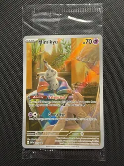 Mimikyu SVP075 Paldean Fates Black Star Promo SEALED Pokemon TCG NM 2 - Image 1